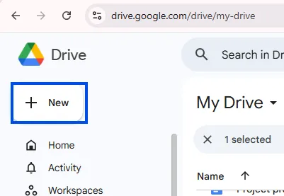 PDF to Google Drive