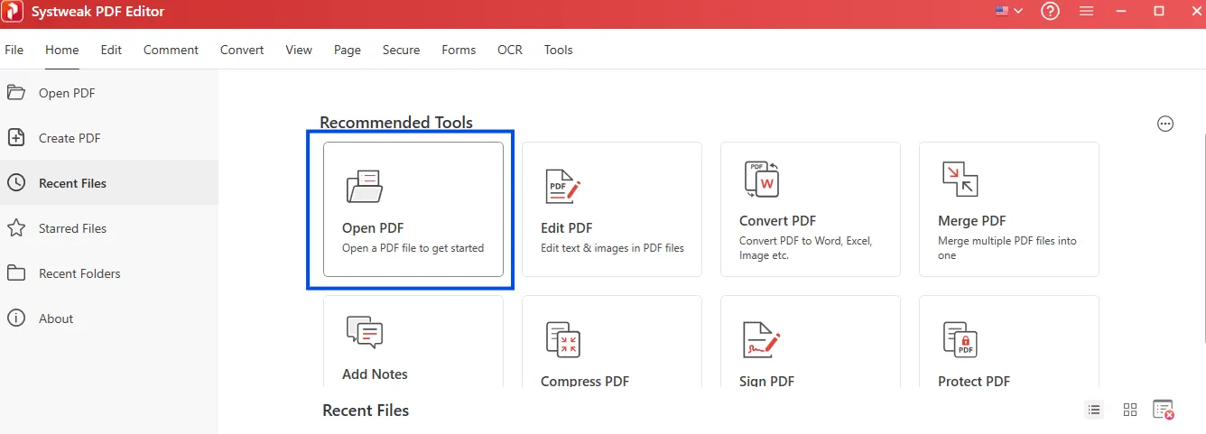 open desired PDF