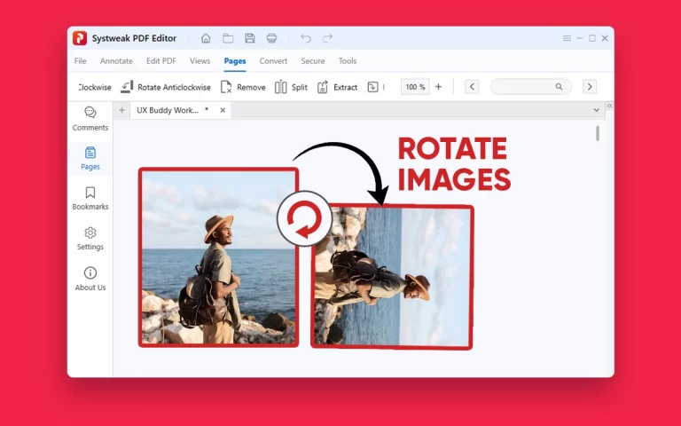How to Rotate Images in a PDF on Windows