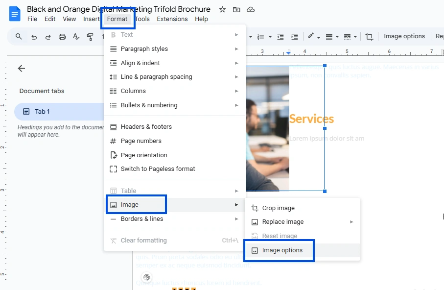 Image Options