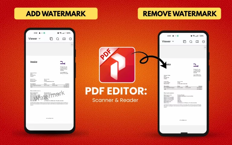 How to Add or Remove Watermark in PDF on Android